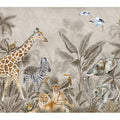 Veer Decor Safari Tales Wall Mural Taupe