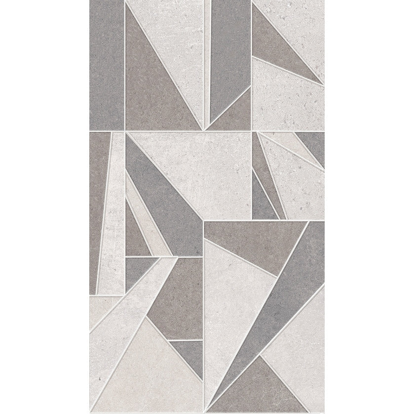 Veer Decor Sculpted Geo Grid Wall Mural
