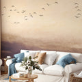 Veer Decor Silent Sky Beige Wall Mural