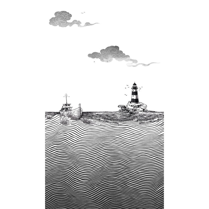 Veer Decor Tides And Beacon Wall Mural