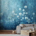 Veer Decor Twilight Bloom Blue Wall Mural