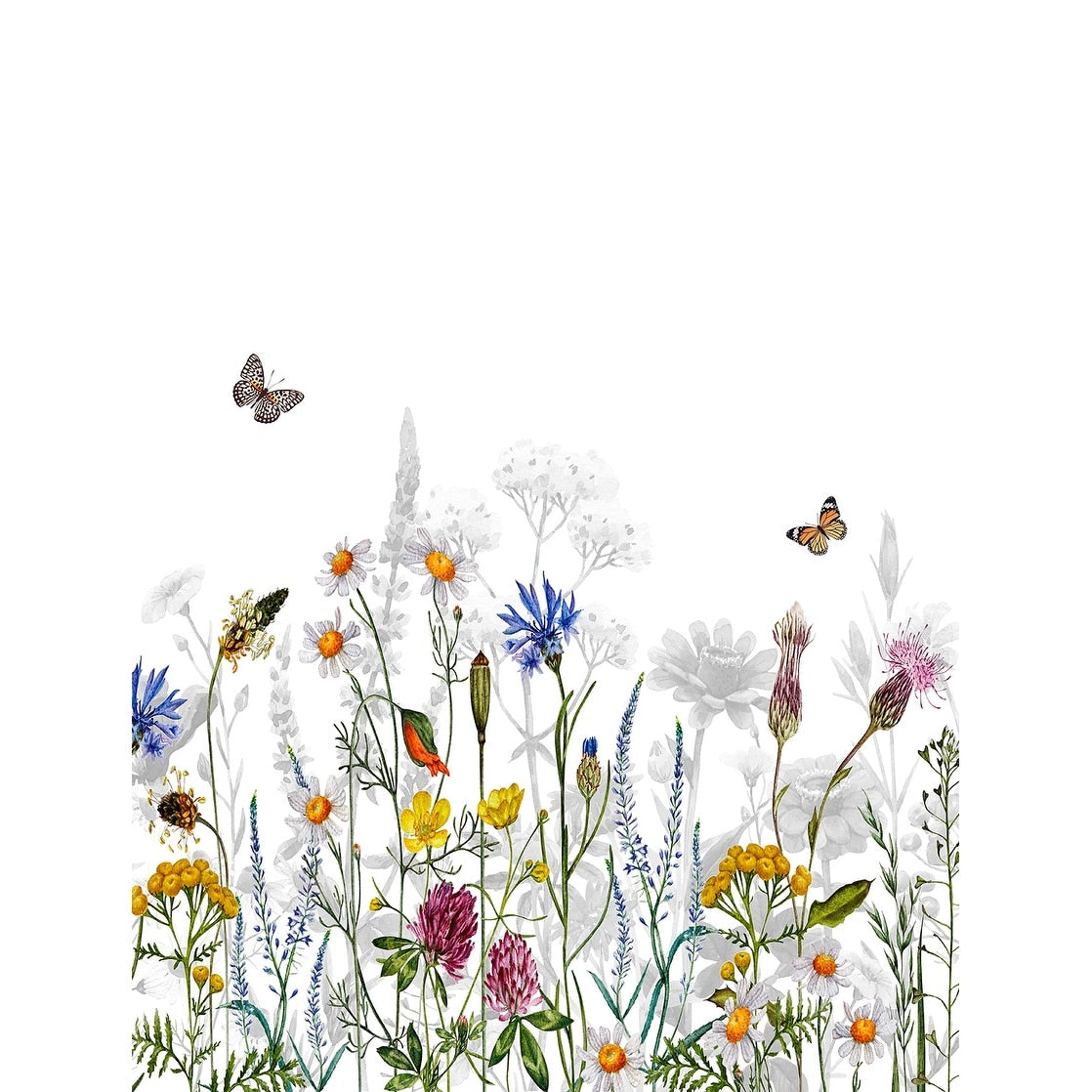 Veer Decor Wildflowers Wall Mural
