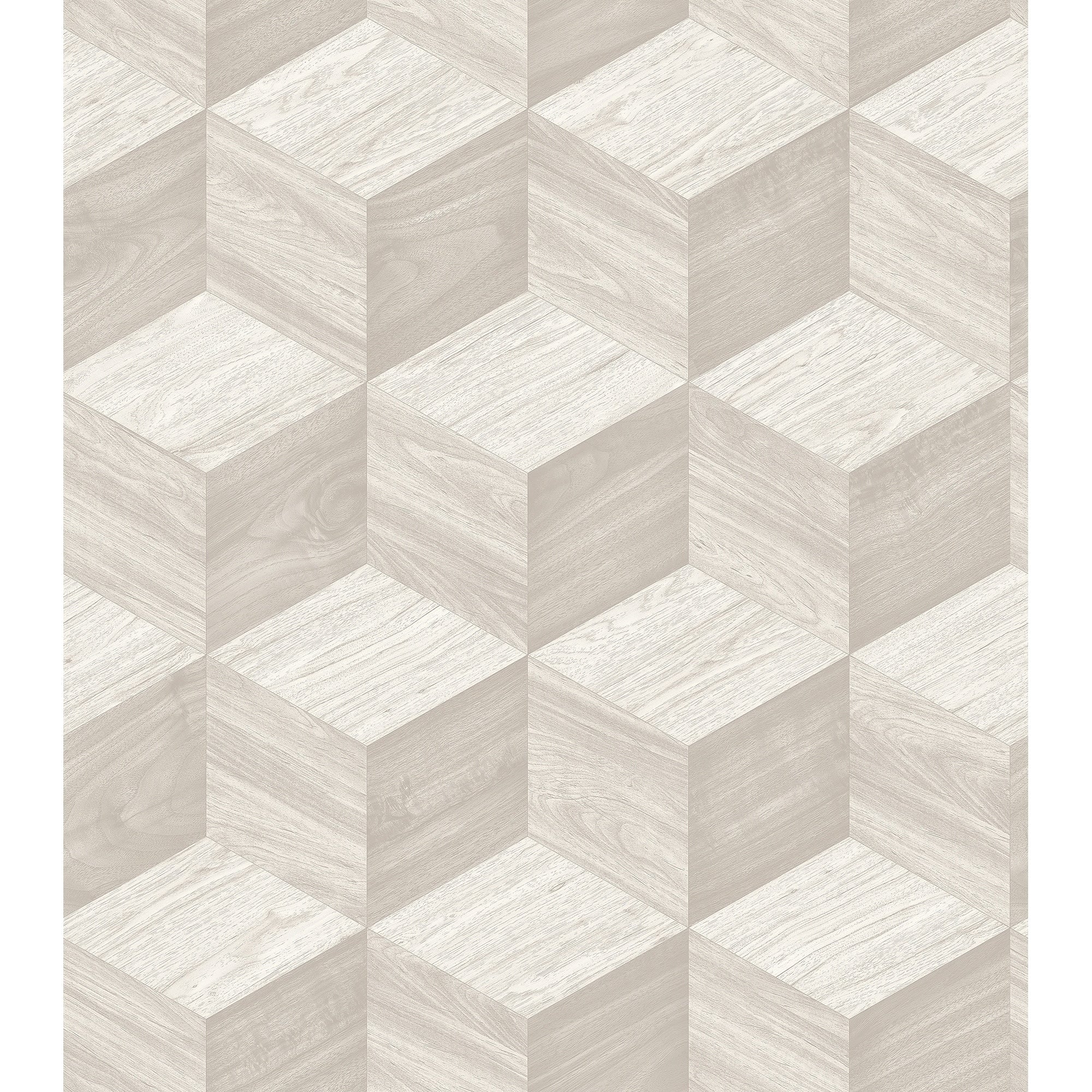 Veer Decor Woodgrain Grid Wallpaper