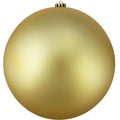 Matte Vegas Gold Commercial Shatterproof Christmas Ball Ornament 6 150Mm