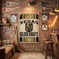 Vegas Golden Knights Canvas Wall Tapestry