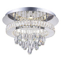 Led Flush Mount With Chrome Finish