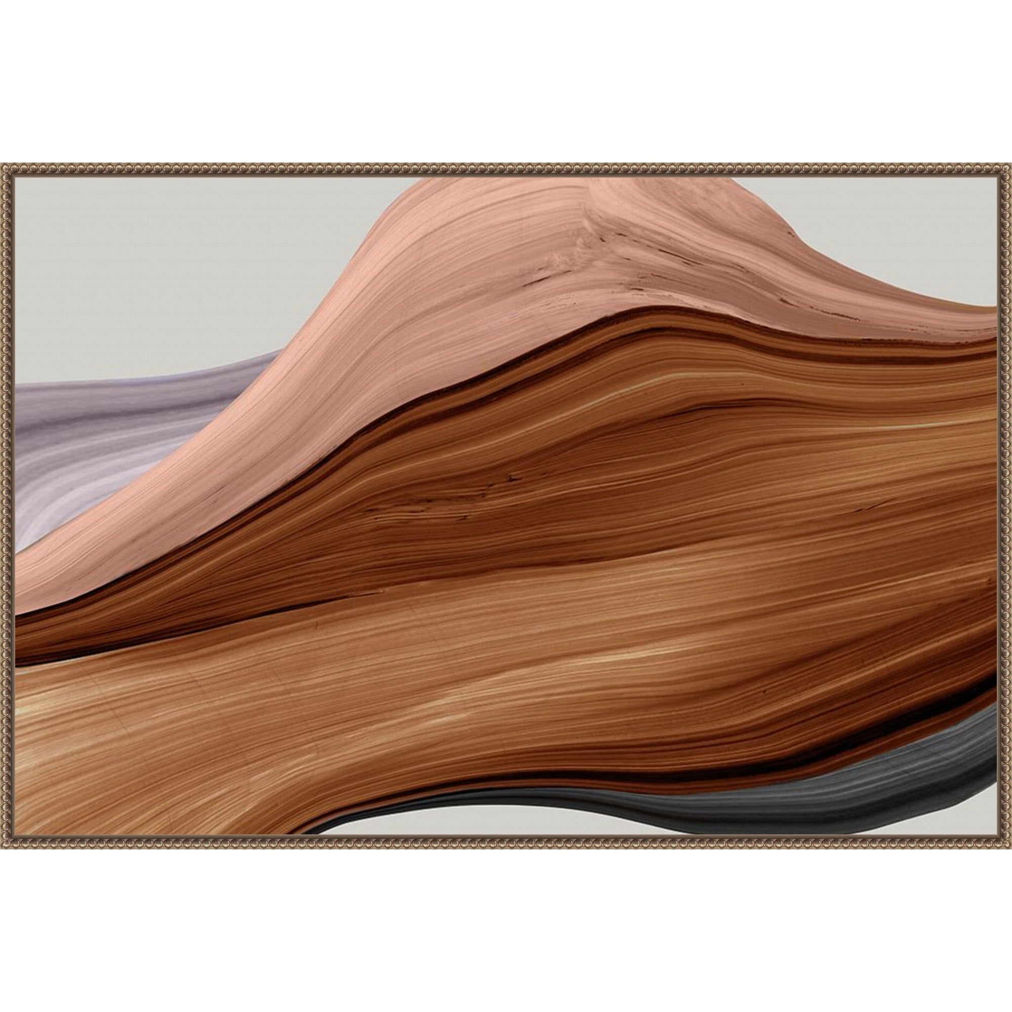 Veins Of Oak No. 1 By Pi Studio 41 X 28 In. Framed Canvas Wall Art Print