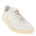 Veja Womens Volley Signature Sneakers In White With Calcaire