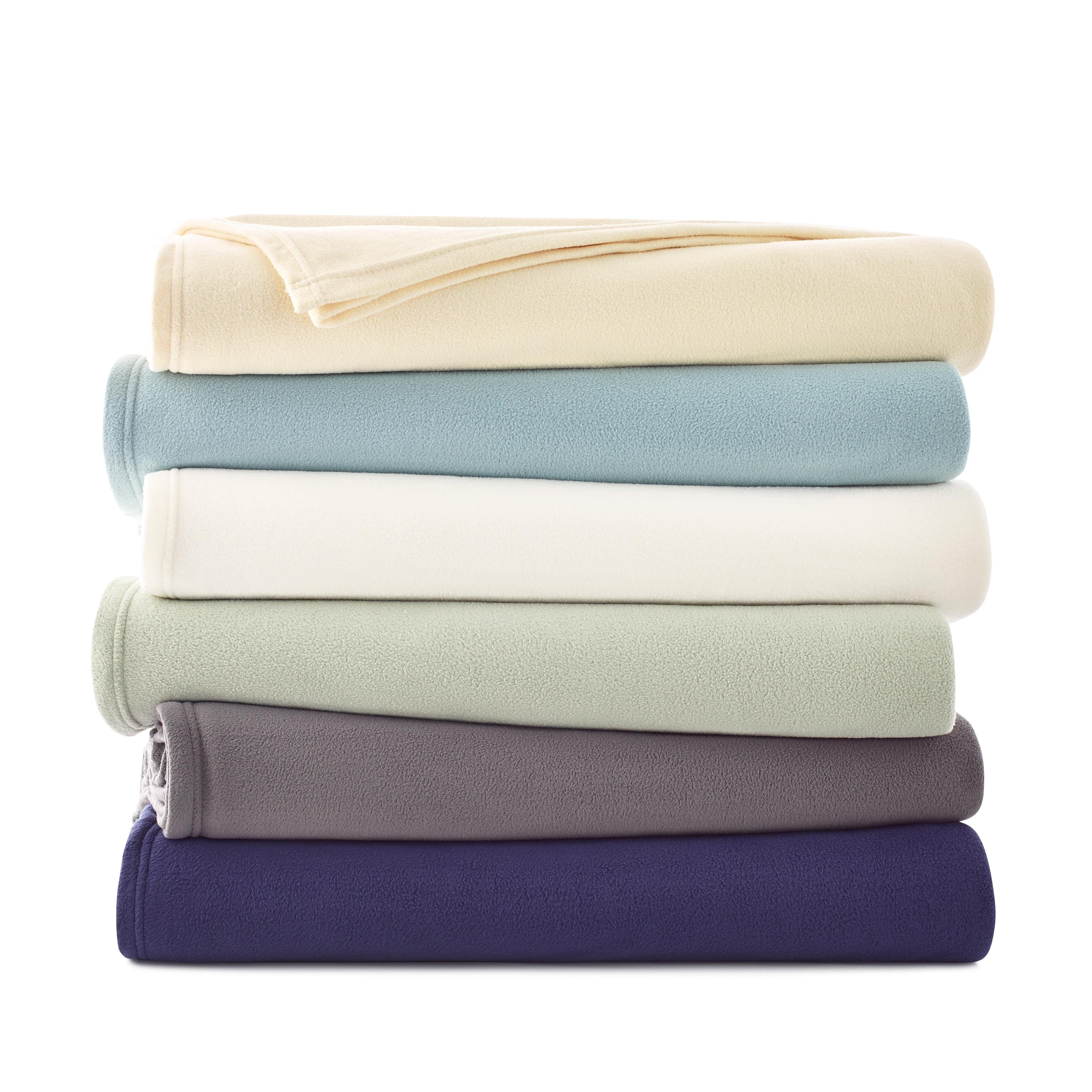 Vellux Fleece Solid Color Blanket