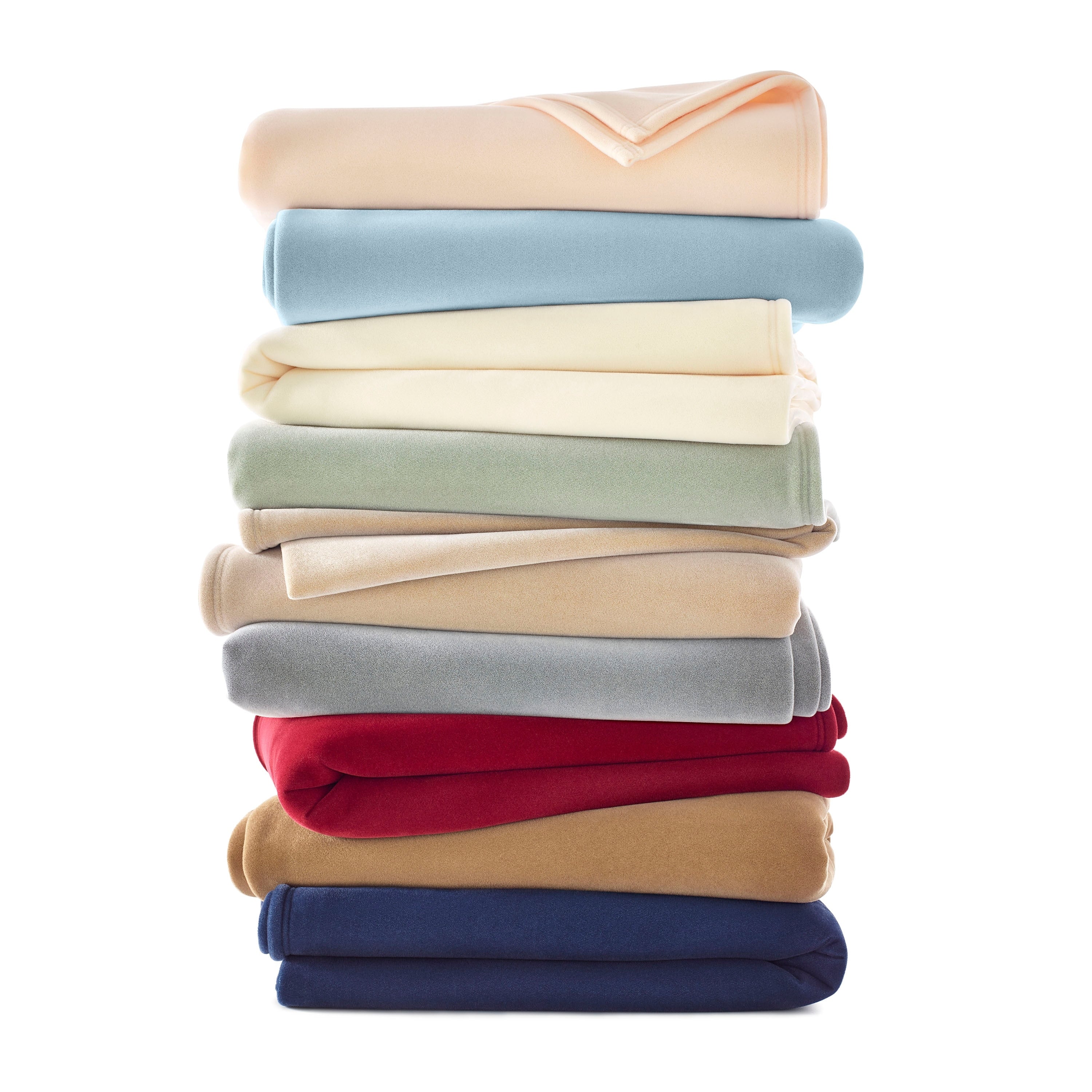 Vellux Original Solid Colored Microplush Blanket