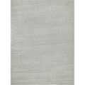 Velutto Modern Handloomed Silky Nylon Light Silver Area Rug