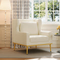 Velvet Accent Chair Reading Chair Sofa Chair With Iron Legs Arm Chair Leisure Chair Padded Chair Vanity Chair