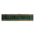 Velvet Ribbon With Ornate Metallic Trim 4 X 5 Yds.