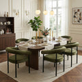 Velvet Upholstered Chairs Set Of 6