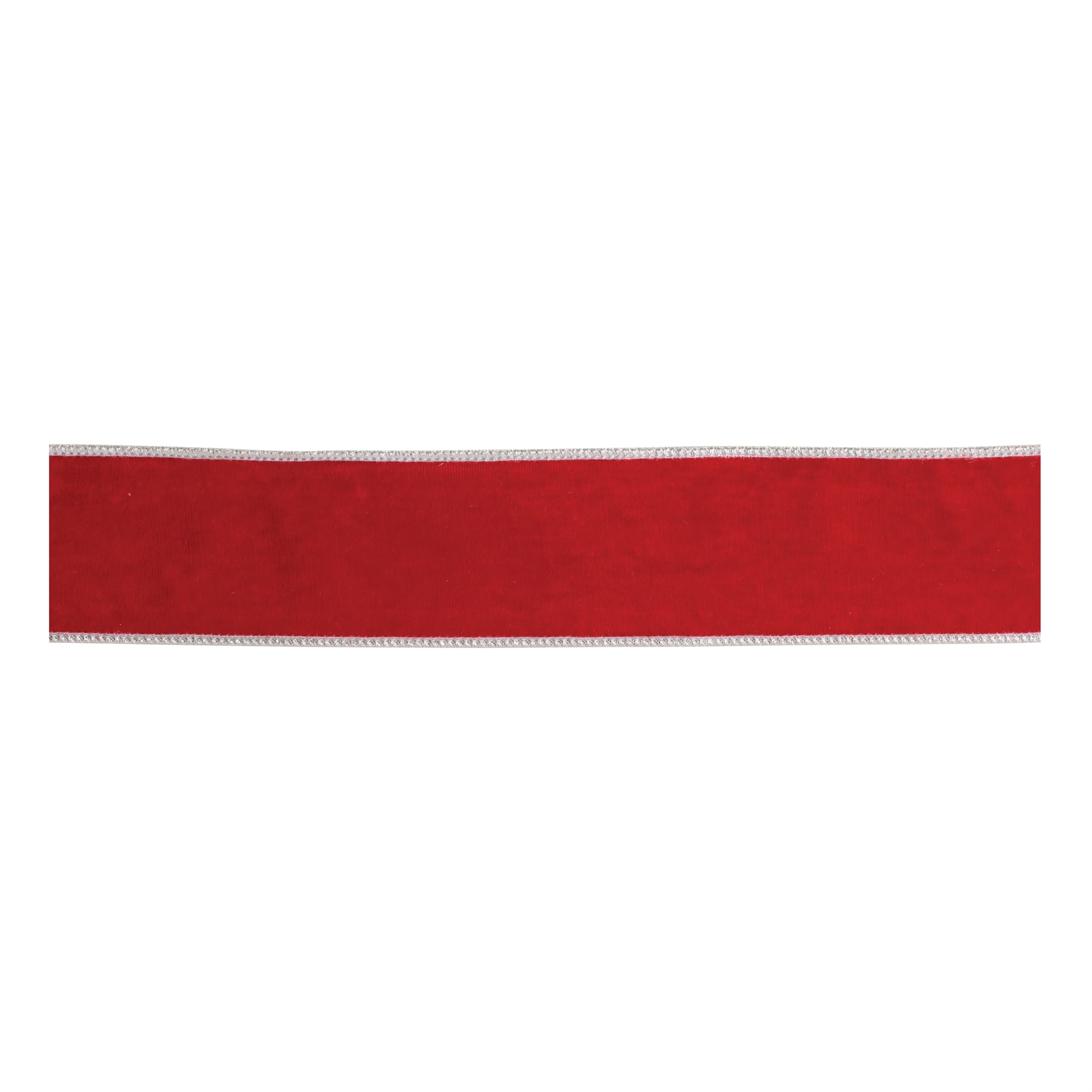 Velvet Wired Ribbon Set Of 2
