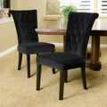 Venetian Velvet Dining Chair Set Of 2 By Christopher Knight Home