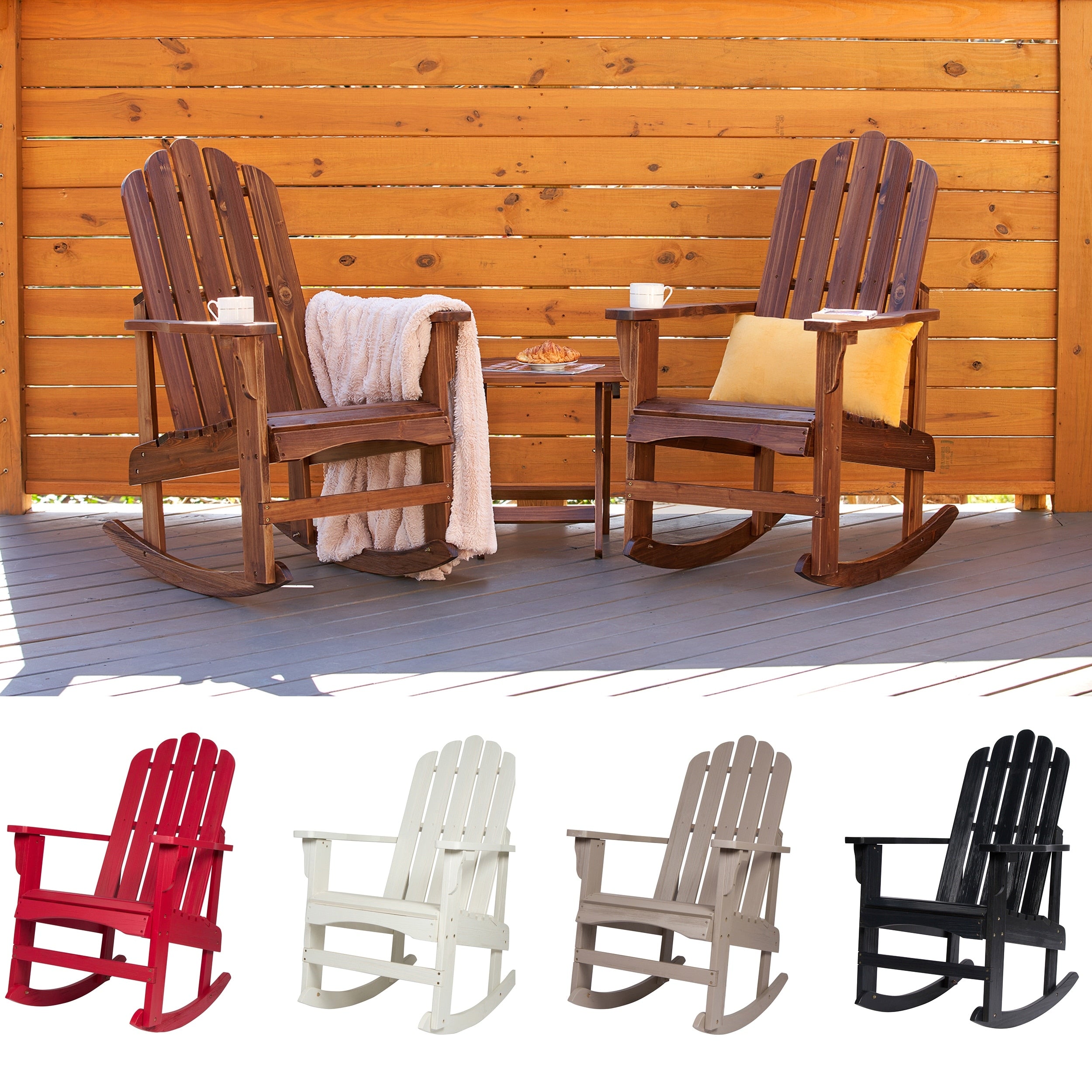 Marina Ii Porch Rocker With Hydro Tex Finish