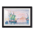 Venice The Pink Cloud 1909 Paul Signac Custom Framed Print