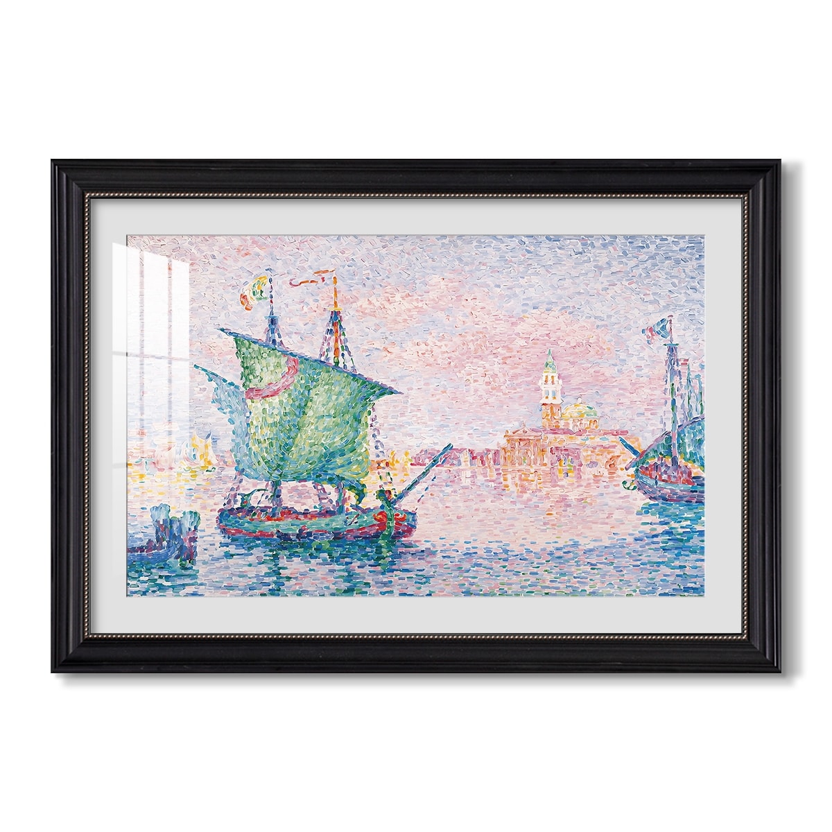 Venice The Pink Cloud 1909 Paul Signac Custom Framed Print