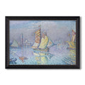 Venice The Yellow Sail 1904 Paul Signac Custom Framed Canvas