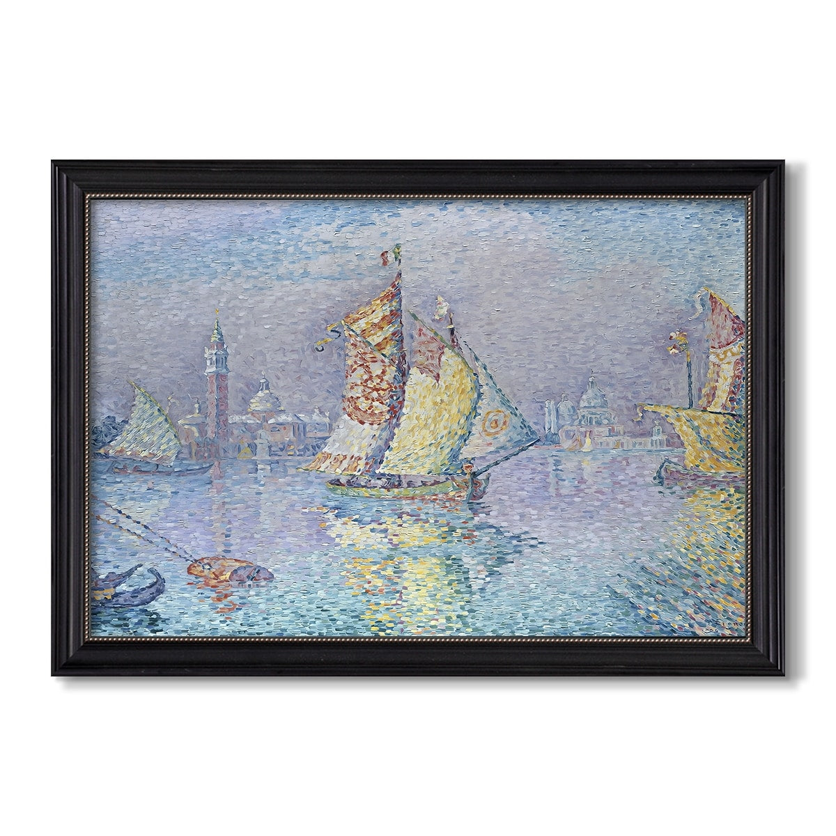 Venice The Yellow Sail 1904 Paul Signac Custom Framed Canvas
