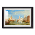 Venice The Dogana And San Giorgio 1834 Jmw Turner Custom Framed Print