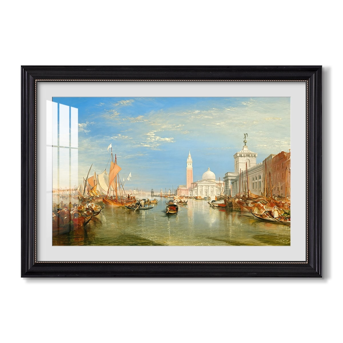 Venice The Dogana And San Giorgio 1834 Jmw Turner Custom Framed Print