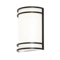 Afx Ventura 1 Light Ada Oil Rubbed Bronze Led Wall Sconce White Acrylic Shade