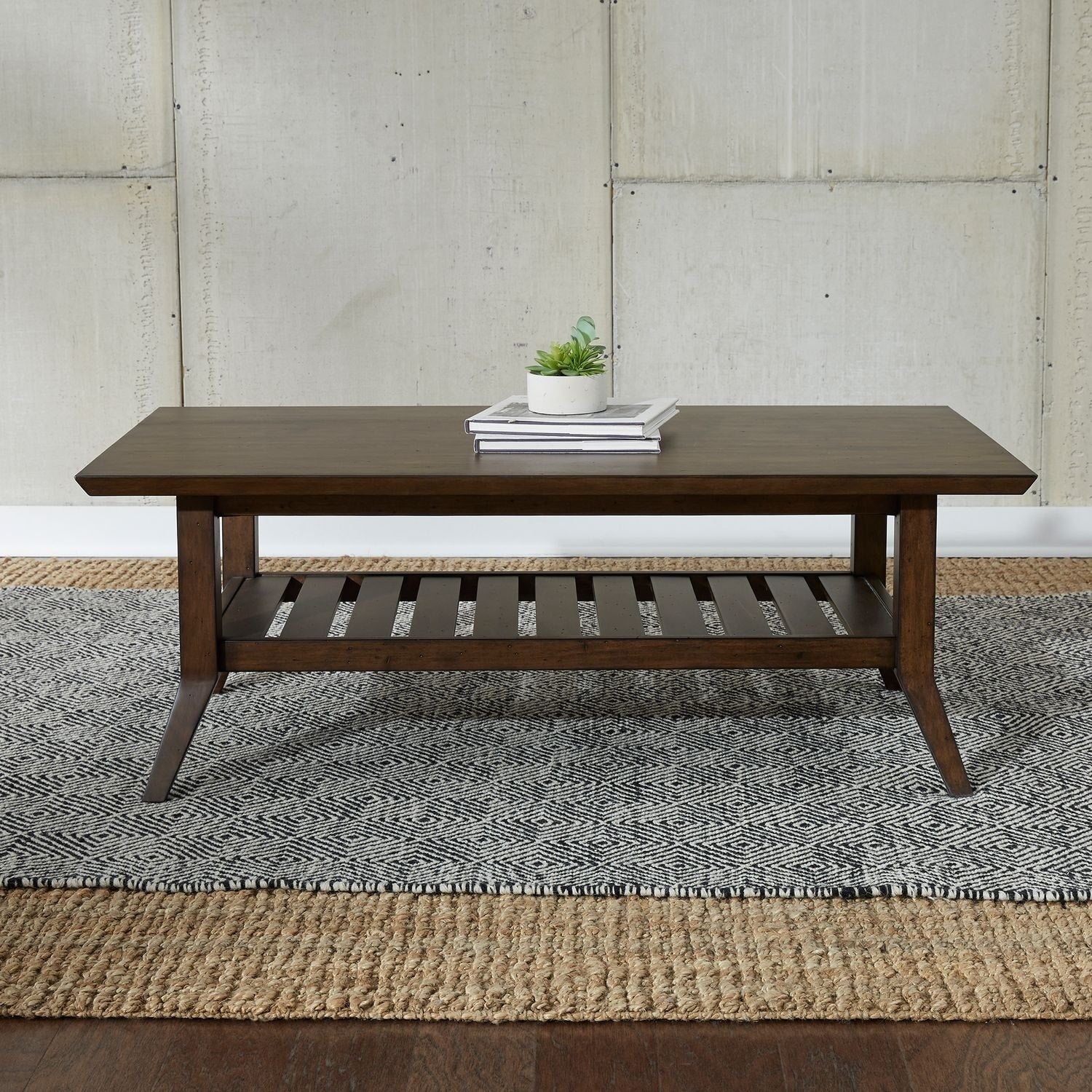 Ventura Blvd Bronze Spice Rectangular Cocktail Table