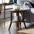 Ventura Boulevards Bronze Spice Round End Table