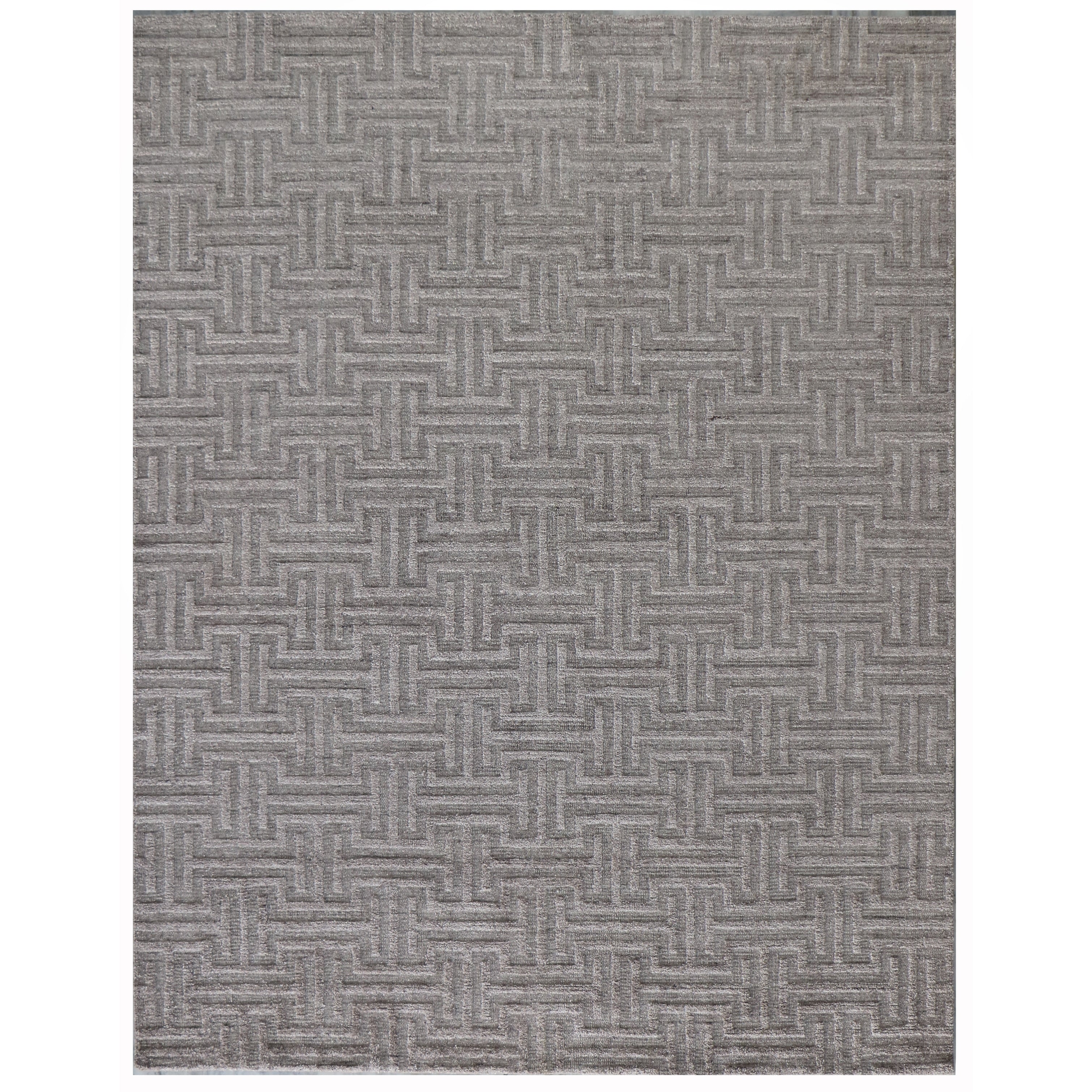 Ventura Handloomed Bamboo Silk Dark Taupe Area Rug