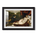 Venus With An Organist And A Dog C 1550 Titian Custom Framed Print