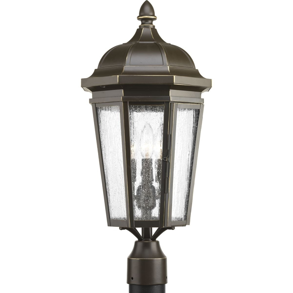Verdae Three Light Post Lantern