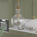 Westford Brass And Seeded Glass Pendant