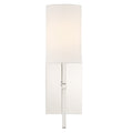 Crystorama Veronica 1 Light Polished Nickel Wall Sconce