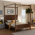 Copper Grove Atabae Queen Platform Canopy Bed