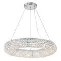 Silver Orchid Puffy Chrome 12 Light Chandelier