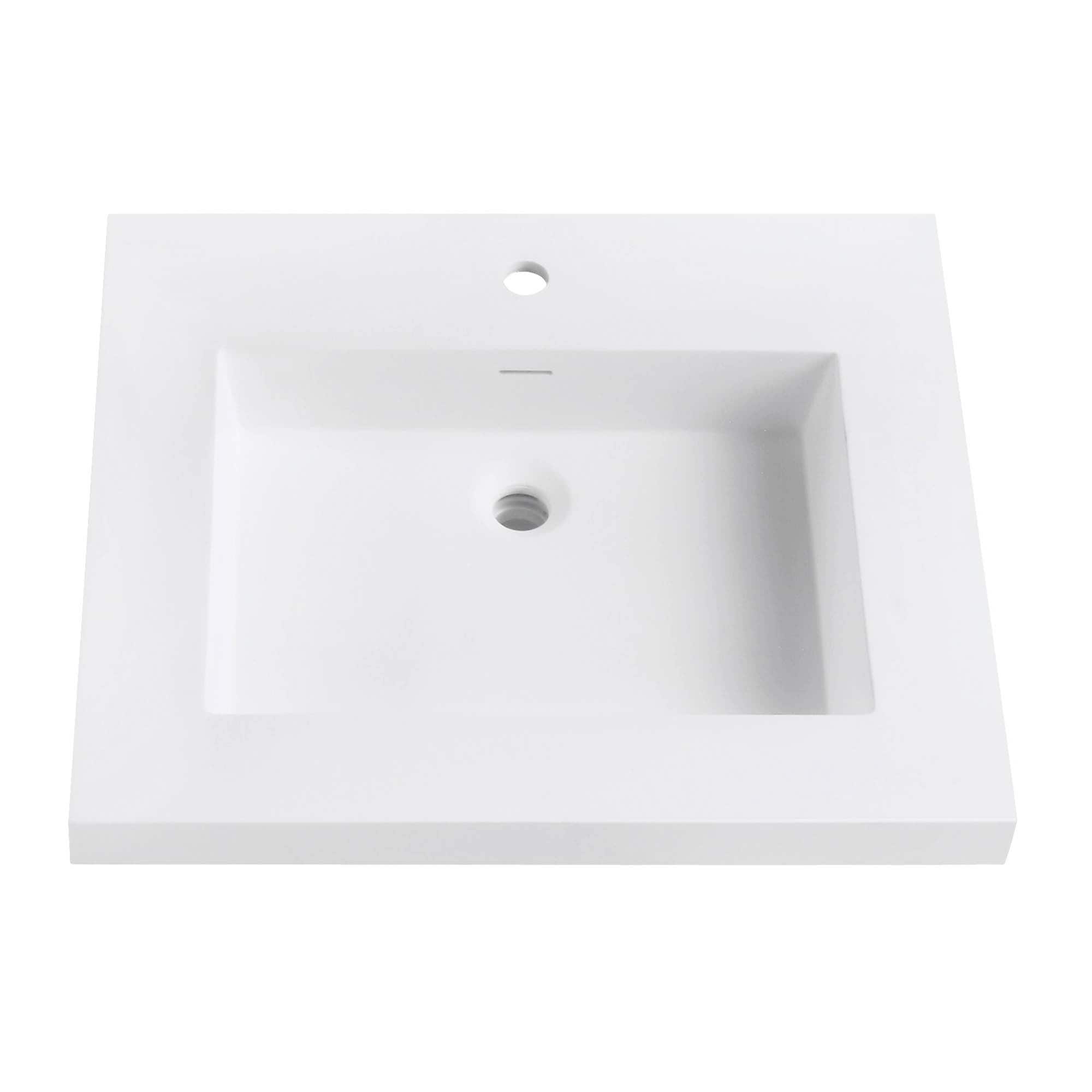 Avanity Versastone 25 Inch Solid Surface Vanity Top