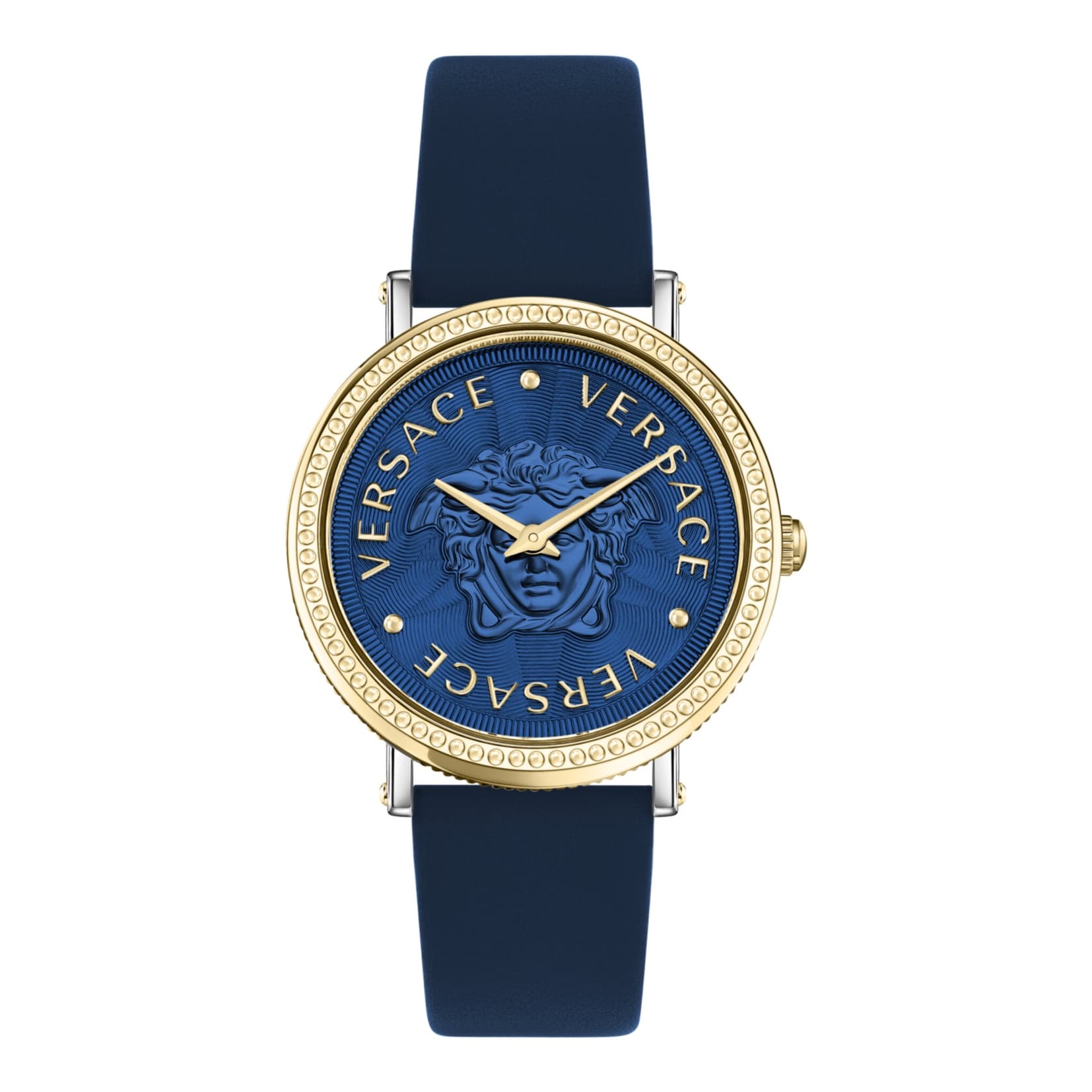 Versace V Dollar Leather Watch