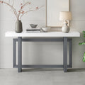 Versatile Entryway Table Sofa Table With Wood Legs Dark Gray White Console Table White Hallway Table Side Table Accent Table