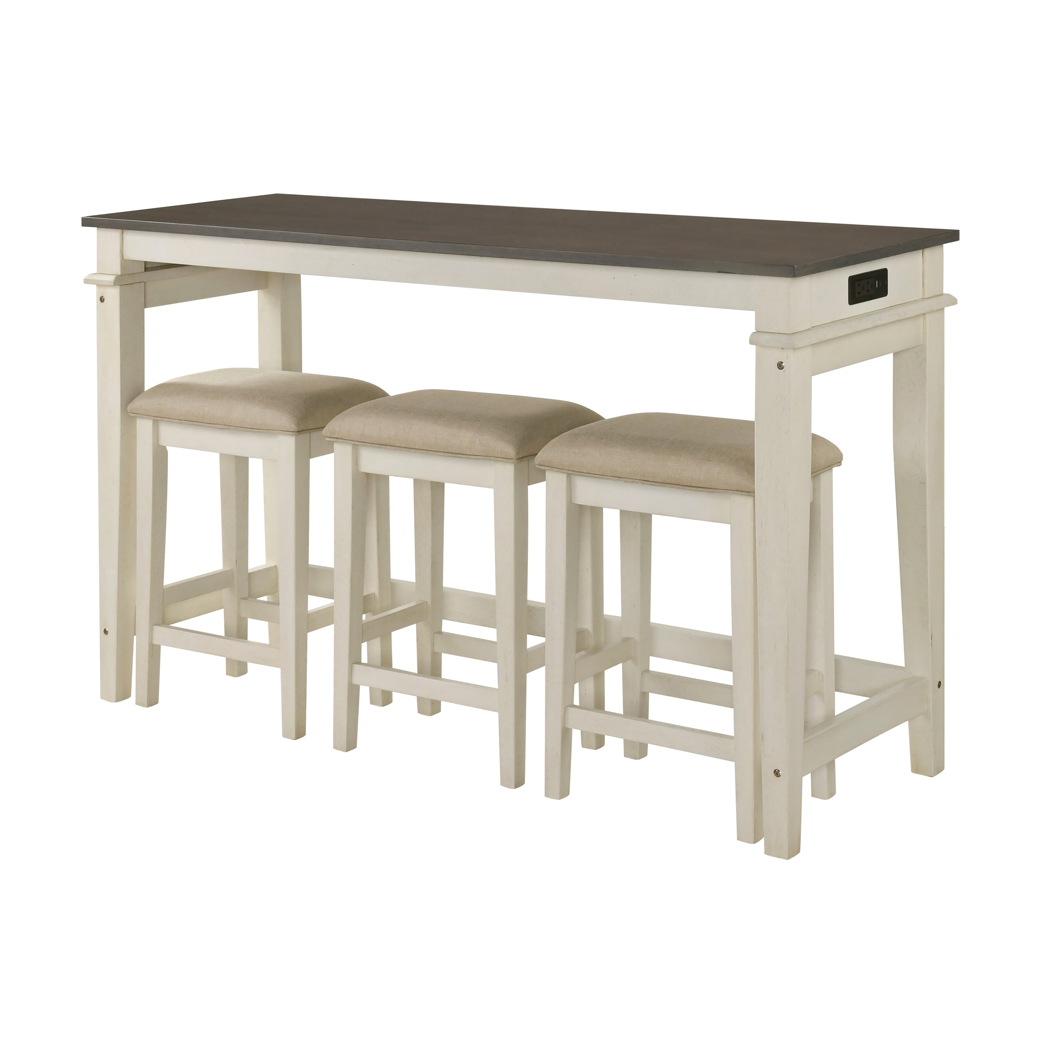 Verve 36 H 4 Piece Pack Counter Height Sets Seats 3
