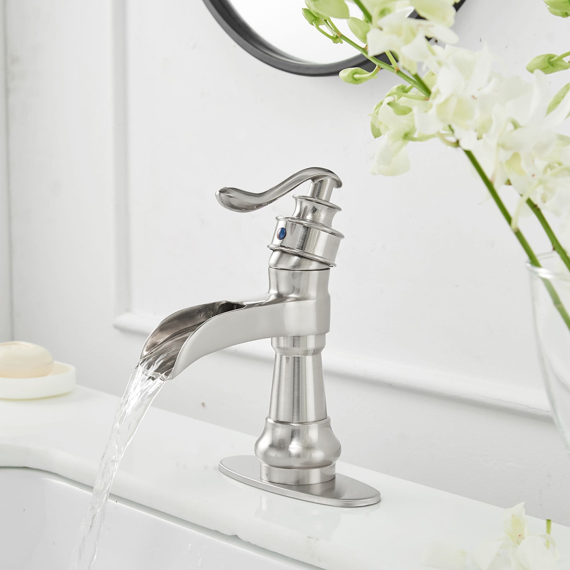 Vessel Sink Centerset Bathroom Faucet
