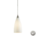 Elk Lighting Vesta 1 Light Satin Nickel Pendant