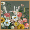 Vibrant Floral Harmony By Pi Studio Framed Canvas Wall Art