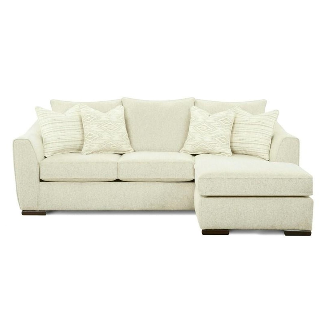 Vibrant Vision Oatmeal Chaise Sofa