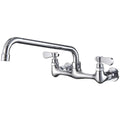 Nsf No Lead Faucet Sink Wall Mount Faucet 8 Swivel Spout 8 Inch