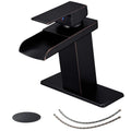Vibrantbath Waterfall Bathroom Sink Faucet With Drain Included