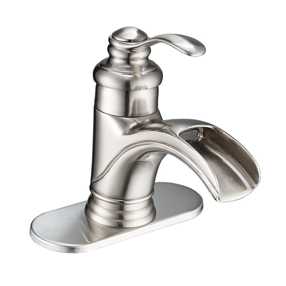 Vibrantbath Waterfall Single Handle Bathroom Sink Faucet