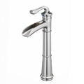 Vibrantbath Waterfall Single Handle One Hole Bathroom Vessel Sink Faucet