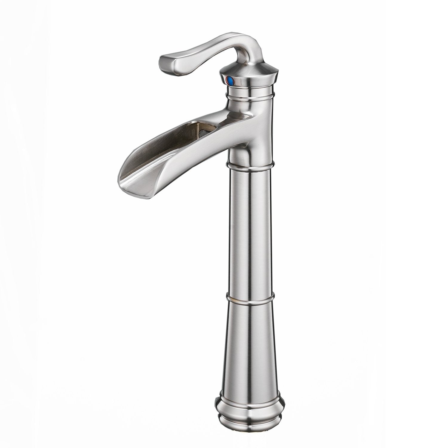 Vibrantbath Waterfall Single Handle One Hole Bathroom Vessel Sink Faucet